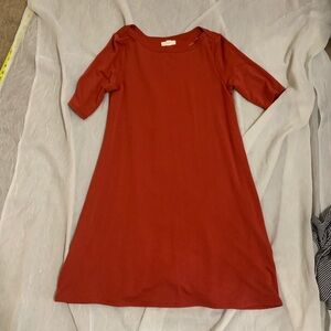 Red A-Line Dress